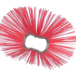 Steel / Poly, Convoluted (zig-zag shape) Brush, 162 x 610 mm – Pack of 20